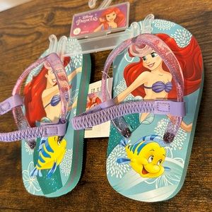 Disney Little Mermaid Baby/Toddler Girls Sandals NWT Size 5/6